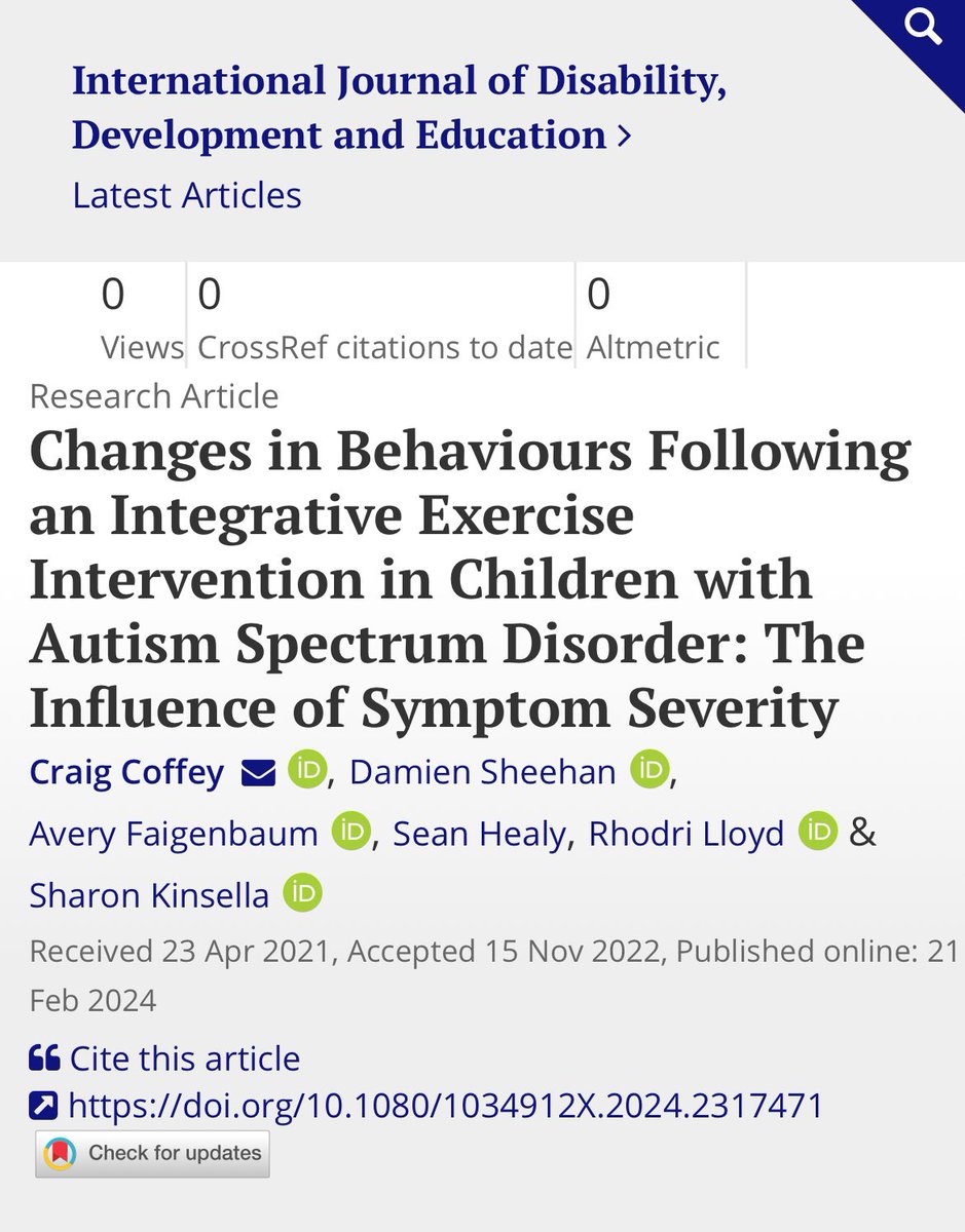 Delighted to get the final PhD paper published this week.