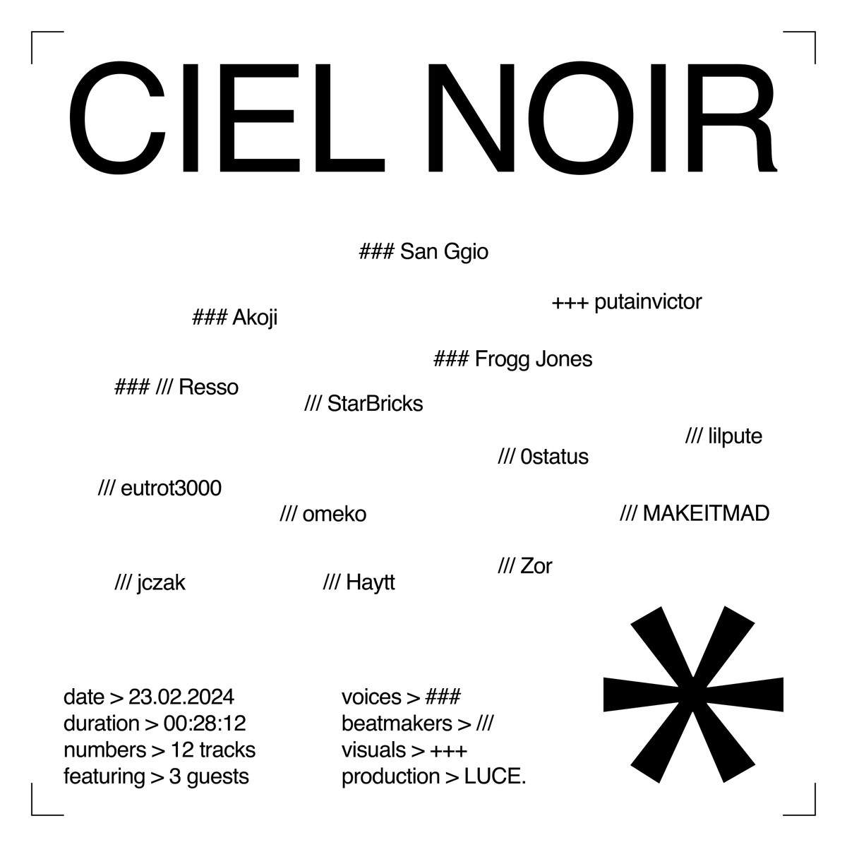 putainvictor's tweet photo. ciel noir

art direction for my bro @san_ggiodblg 
all visual on Instagram https://t.co/YIElBd17Ji