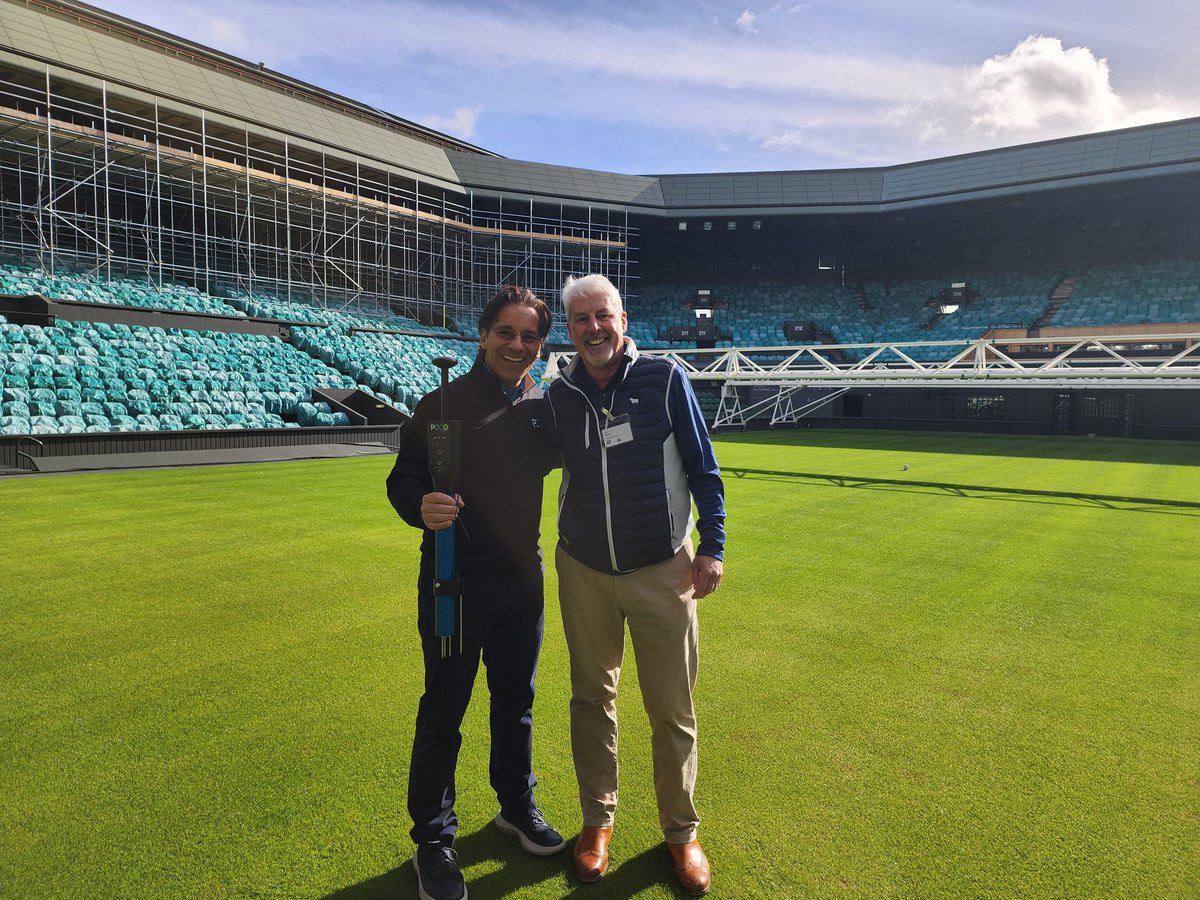 What a thrill working with the Wimbledon team! Phenomenal and very special operation. I'm proud to offer assistance any way we can. Thank you for using POGO @Wimbledon @Greentech_Ltd