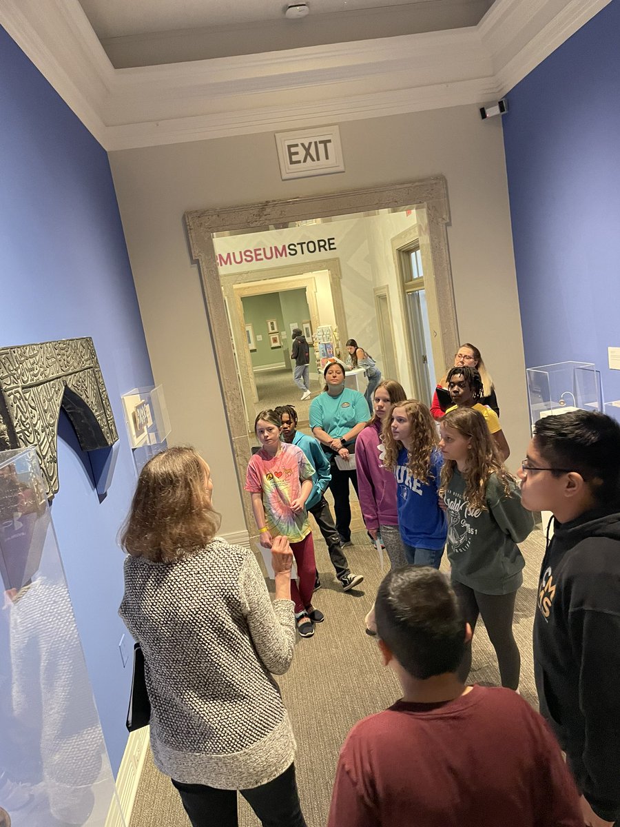 Loreniayr's tweet photo. 6th grade going to explore artifacts of different cultures and enjoy different forms of art expressions at the Auckland Art Museum in Chapel Hill @CMMSCougars @CMMSPTA @CMMS_LC  #ThePlaceToBe https://t.co/BdSMwdwxT4