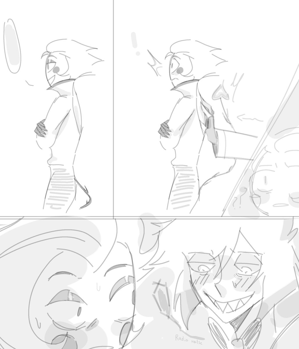 Balone_321's tweet photo. I have a weird obsession with Lucifer back😞
#radioapple #hazbinhotel https://t.co/QIe567sWz2