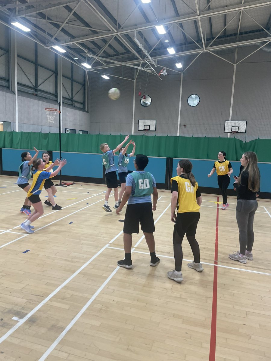 Grant Allison (@asggaelichh) on Twitter photo What a great morning of Netball today! Nine schools in total, all pupils having a great time! Thanks to all the schools for coming along and to our <a href="/HillheadHS/">Hillhead High School</a> & <a href="/ndhsglasgow/">Notre Dame High</a> Young Leaders for umpiring! You are all a credit to your schools ⭐️
See you all at the finals! 🏐 What a great morning of Netball today! Nine schools in total, all pupils having a great time! Thanks to all the schools for coming along and to our <a href="/HillheadHS/">Hillhead High School</a> & <a href="/ndhsglasgow/">Notre Dame High</a> Young Leaders for umpiring! You are all a credit to your schools ⭐️
See you all at the finals! 🏐