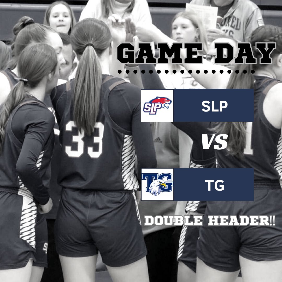 LAST REGULAR SEASON GAME‼️
🆚 Totino-Grace
📍🚌
▪️JV - 4pm
▪️V - 5:30pm
🚨IT’S A DOUBLE HEADER TONIGHT🚨