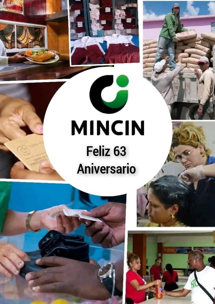 Muchas felicidades a los trabajadores del comercio interior por su 63 Aniversario.
<a href="/BetsyDazVelzqu2/">Betsy Díaz Velázquez</a> <a href="/LubenSmith/">Inalvis Smith Luben</a>  <a href="/AracelysCardos1/">Aracelys Cardoso</a>