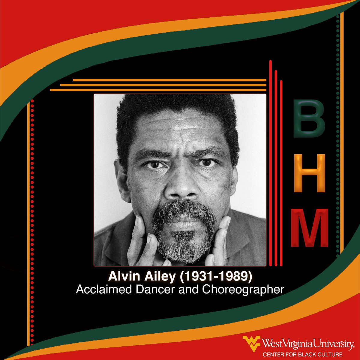 Alvin Ailey, celebrated dancer and choreographer, founded the groundbreaking Alvin Ailey American Dance Theater in 1958. His visionary works, including "Revelations," honored Black culture and talent. Despite his passing at 58, his company thrives in New York City today! #BHM#CBC