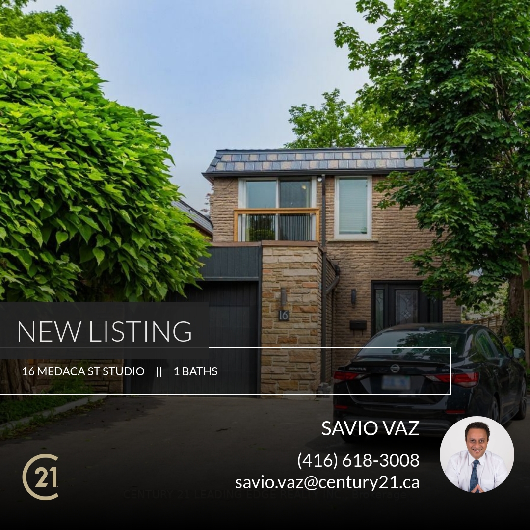 SavioVazRealtor's tweet photo. 📍 New Listing 📍 Take a look at this fantastic new property that just hit the market located at 16 Medaca St Studio in Toronto. Reach out here or at (416) 618-3008 for more information

Savio https://t.co/rXZPbMnO0R https://t.co/Yw2PuWpaz6