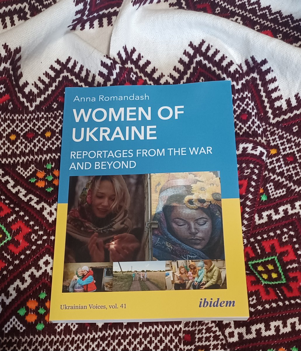 Доброй рано, dear friends. As we #standwithUkraine, continue supporting presses like @ibidem11. Their #Ukrainian Voices series is imperative at this time. Ibidem works to bring us books like WOMEN OF UKRAINE: REPORTAGES FROM THE WAR AND BEYOND. ibidem.eu/en/reihen/gese…