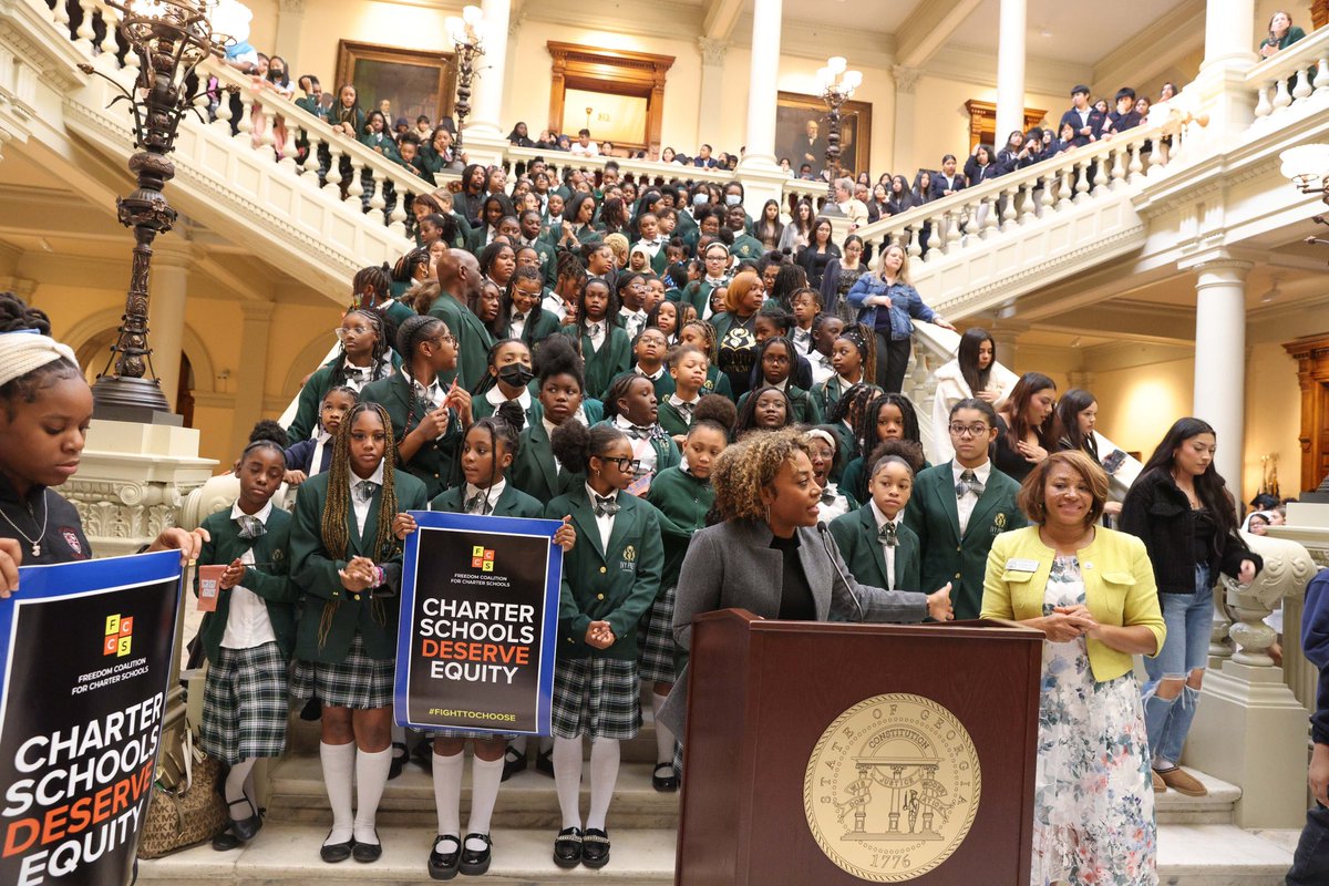 ChooseSchools's tweet photo. “You will see flags that say self-determination-that means utilizing the power to choose the best option for you... We want lawmakers to know that the decisions they make in this building impact those students”
@civilwright1
#fighttochoose #selfdetermination https://t.co/HWeDjKbBEz