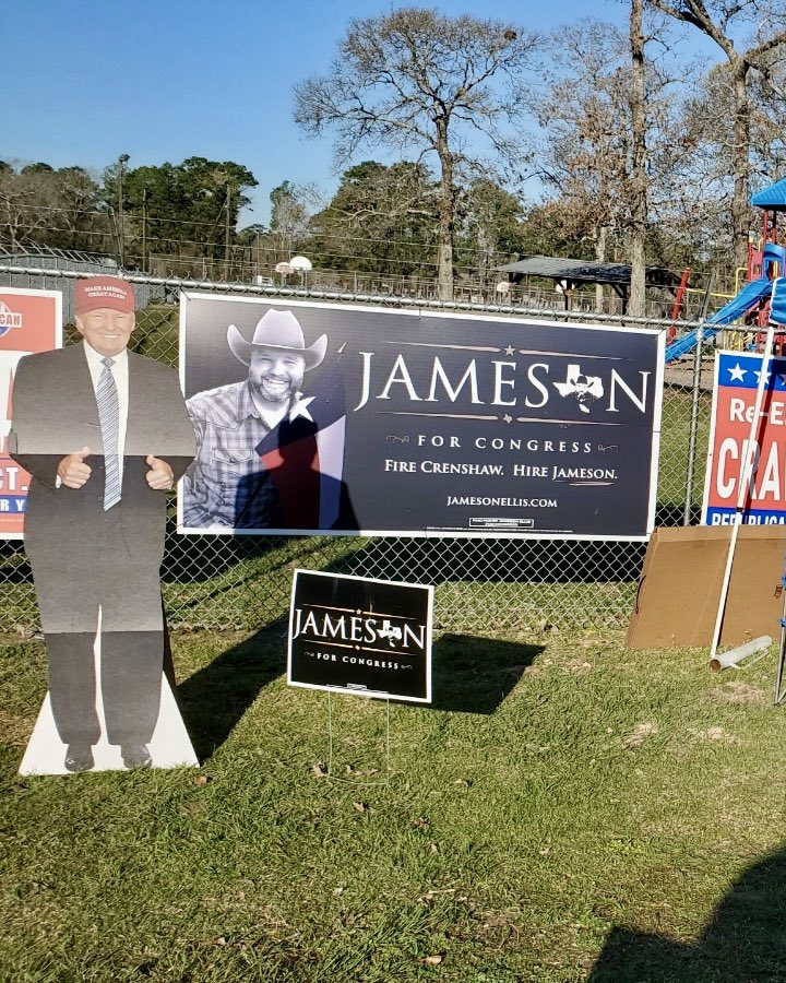 Early voting is in full swing and the people of TX-2 are fed up - we are taking back our district from triggered neocon political puppets, unelected bureaucrats and special interests. Fire @DanCrenshawTX. Hire Jameson.