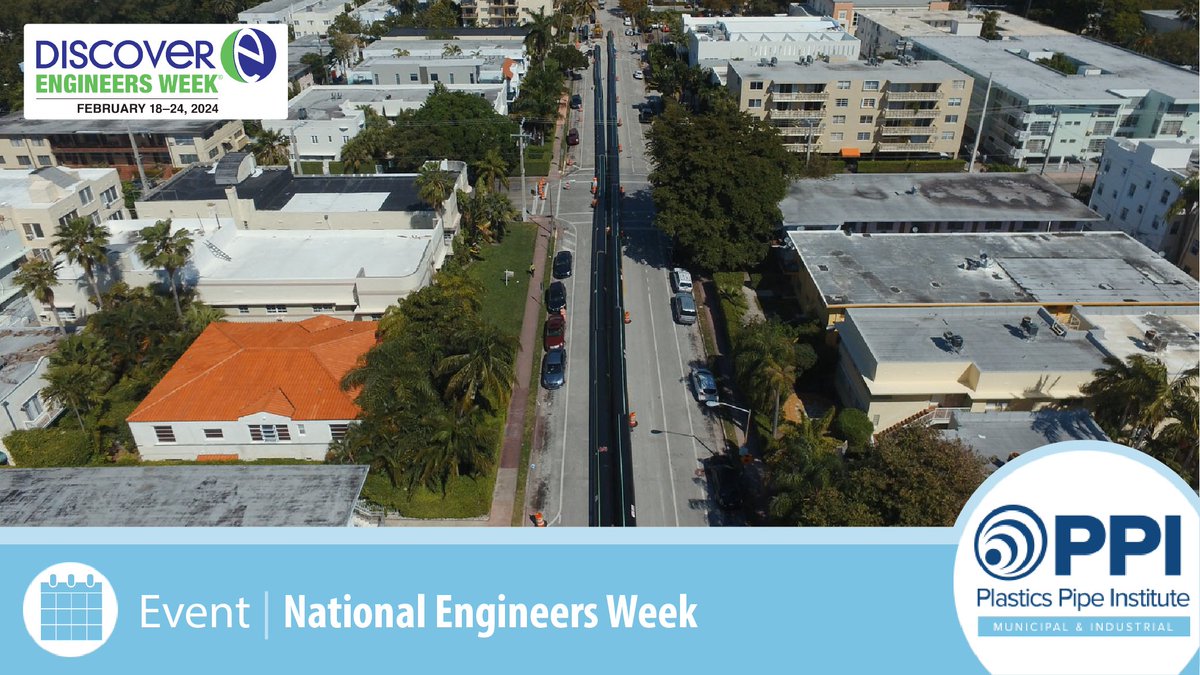 Engineers push the boundaries of what is possible to improve our lives. This project in Miami Beach is a great example! Read about the project: ow.ly/jPYf50QHg6W Visit the MID website: ow.ly/tgM550QHg6Y #plasticpipeconnects #engineersweek