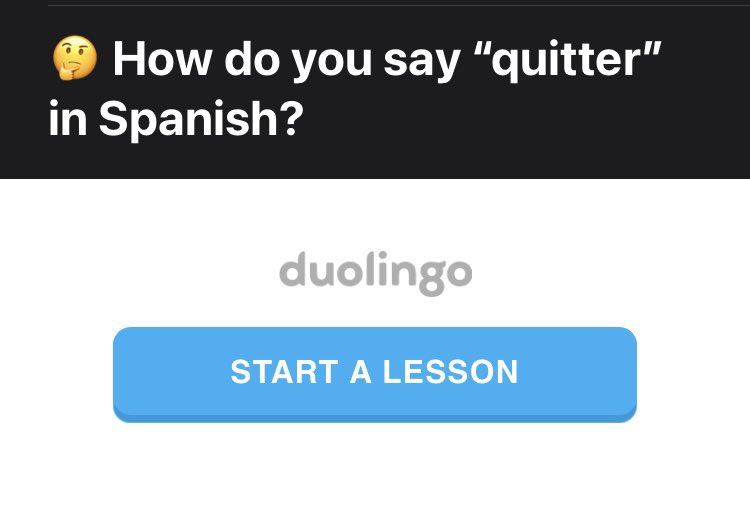 no tengo tiempo! 

Komt dat ding hier wat passief-agressief doen zeg! 🤣