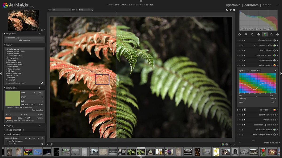 ebretteville's tweet image. #Darktable 4.6.1 Released with Performance Improvements and Bug Fixes buff.ly/3OUyJhX