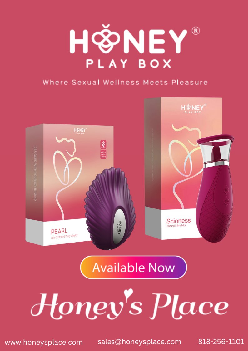 Honey Play Box available at Honey's Place. Where Sexual Wellness Meets Pleasure. bit.ly/3uMoS6Y #HoneysPlace #sexualwellness #pleasure #honeyplaybox