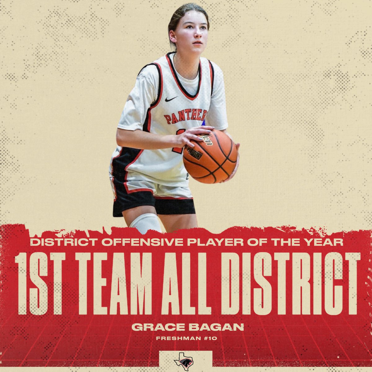 AND we had 3 players receive 1st Team All-District:
#24 Addison Hawkins
#5 Zhi Harris
#10 Grace Bagan 
Hyde Park Women’s Basketball took home two of the four superlatives in the District. Zhi Harris was named New-Comer of the year and Grace Bagan received Offensive Player of the