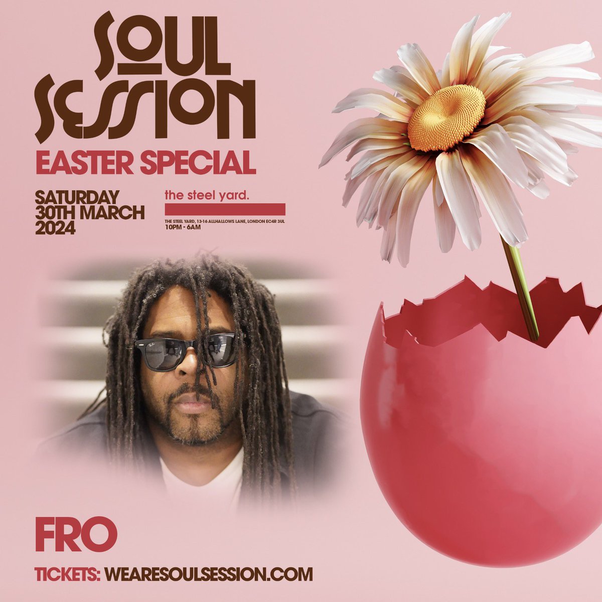 SoulSessionUK's tweet image. SWIPE → Don’t Miss Out! 😱 On These Incredible Artists + More 🔥 36 Days To Go! 🥳The Easter Special @thesteelyardldn Click Link In Bio Or Below 🫶 #EasterSession

#wearesoulsession #soulsession #housemusic #housemusiclovers