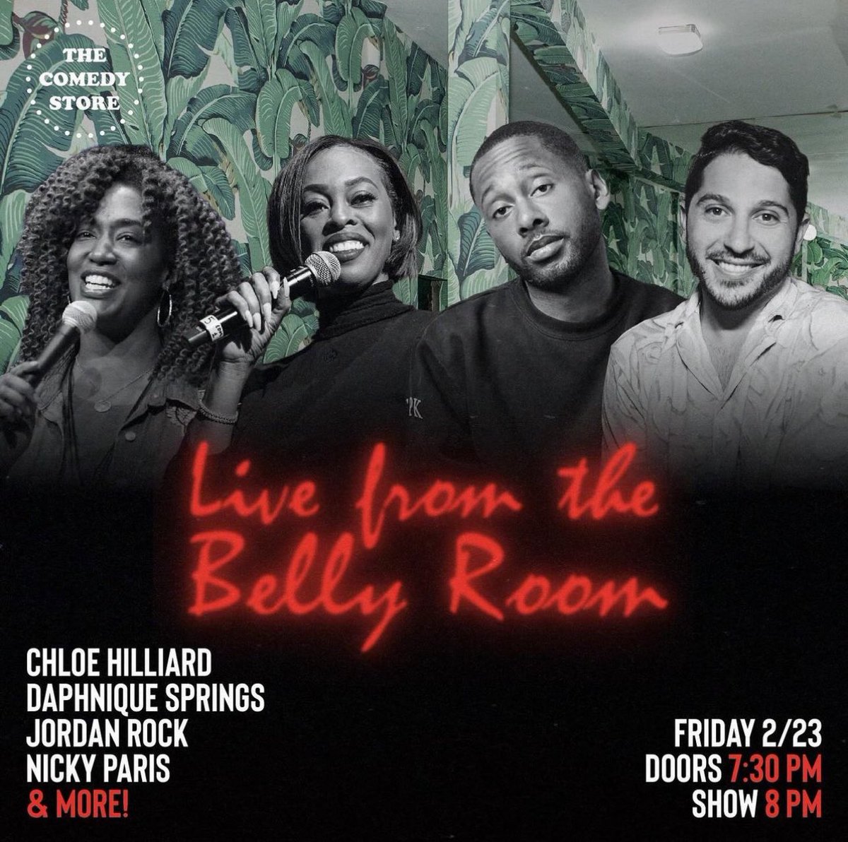 Sooooooo excited to be on Live from The Belly Room tonight at <a href="/TheComedyStore/">The Comedy Store</a> at 8PM 🥹❤️💕

Get your tix: showclix.com/event/lftbr-fe…