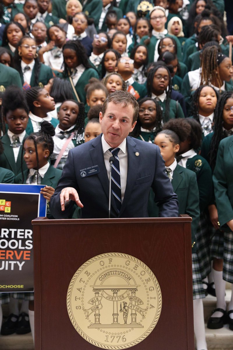 Thank you Ivy Prep, Utopian Academy, International Community and Dekalb Path Academy for using your voice at #atlantaadvocacyday. Rep @MeshaMainor, Sen @dolezal4senate and Sebastian Barrion for advocacy for ALL CHILDREN! #fighttochoose #selfdetermination #whataboutus