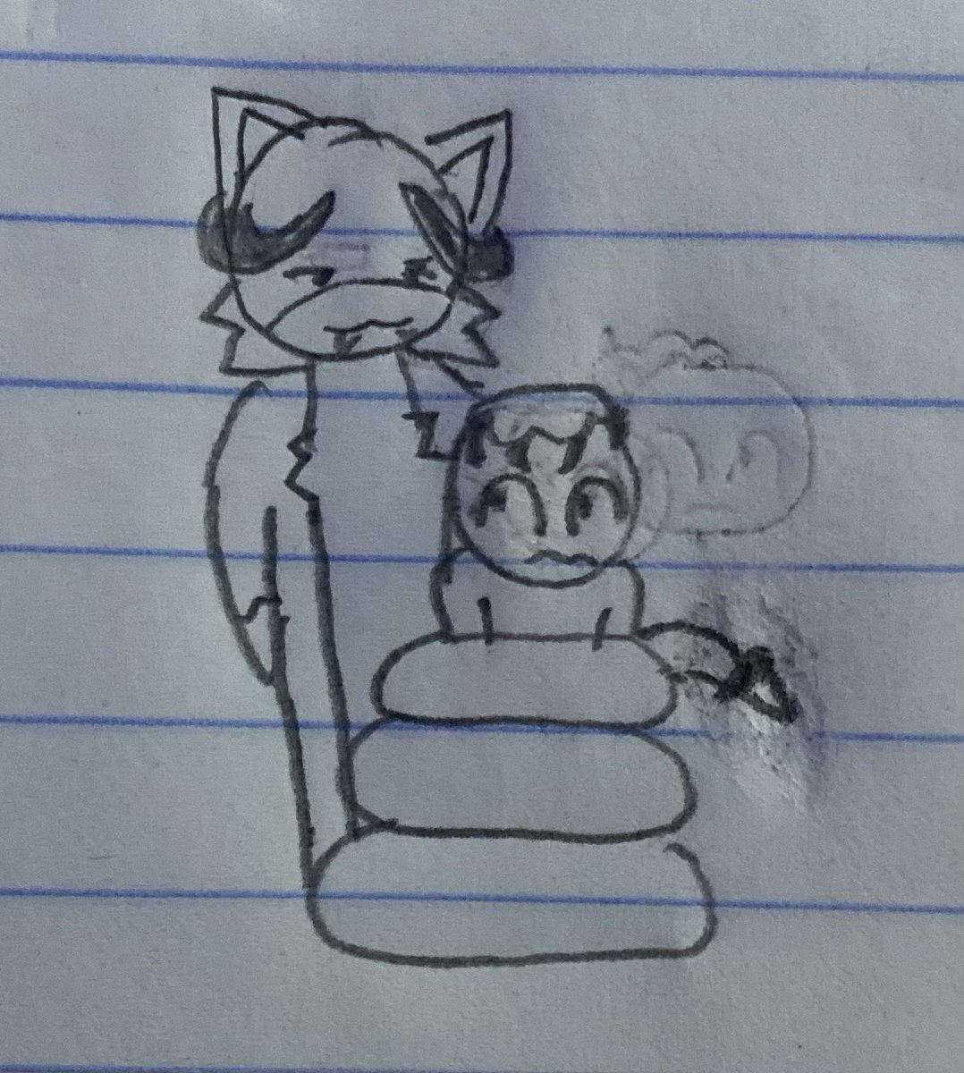 Cyanhoodedidiot's tweet image. #kaijuparadiseoc #kaijuparadise Demon Nazzy doodle 
(Nazzy is short for naga hazzy)