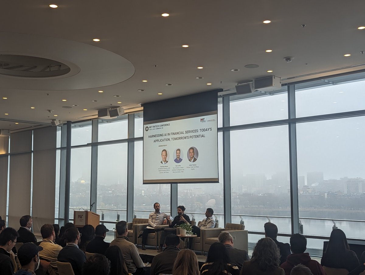 A full house in our fireside discussion on 'Harnessing AI in Financial Services: Today's Application, Tomorrow's Potential'. What has been our main takeaway?

The way that AI will operate in the future will be almost like an operating system. Always there, but noone thinks about