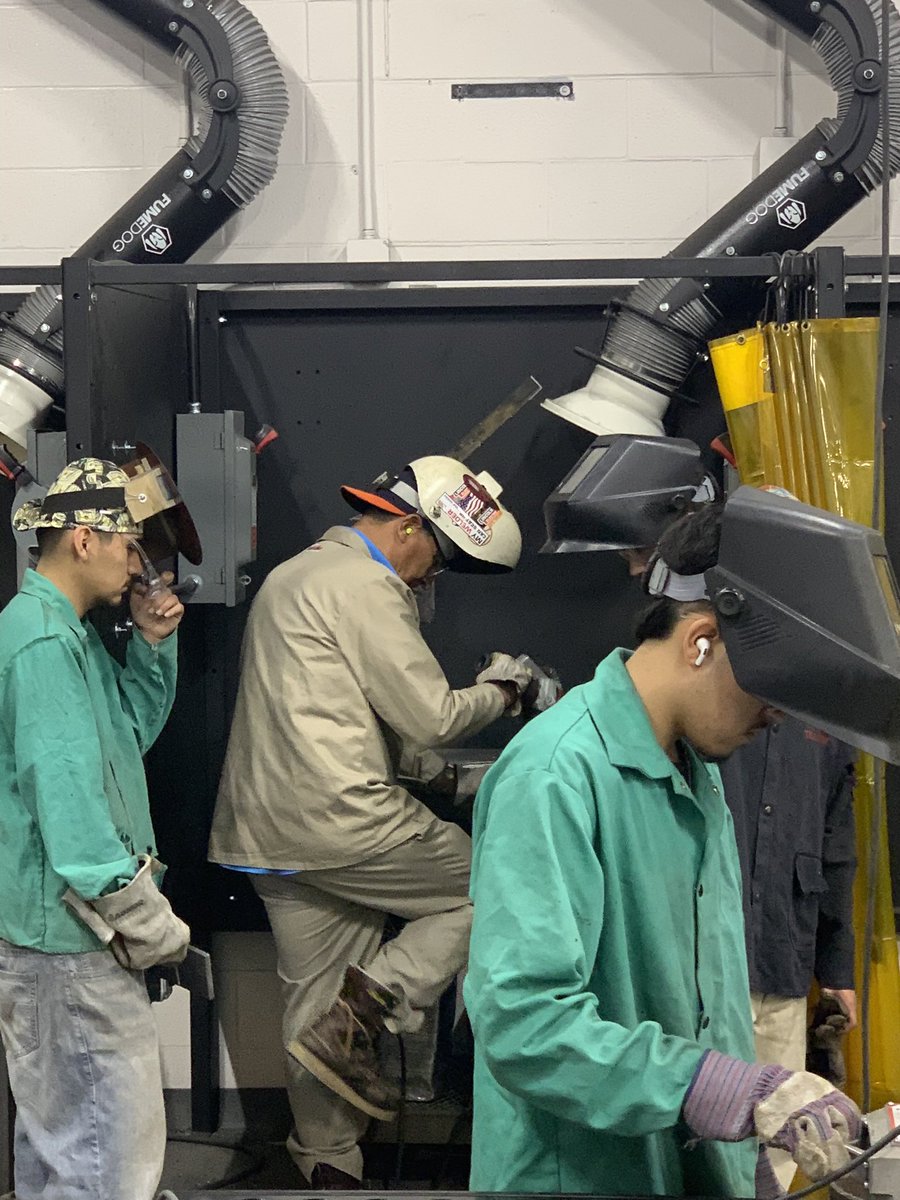 Thank you Mr Garza for taking your time from being  Business Agent at Ironworkers LU 84 and explaining to the students the process of getting into the Ironworkers Apprenticeship and benefits and assisting them with  their skills