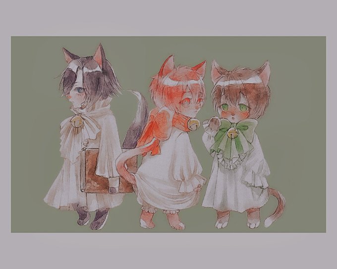 「animal ears child」 illustration images(Latest)｜3pages