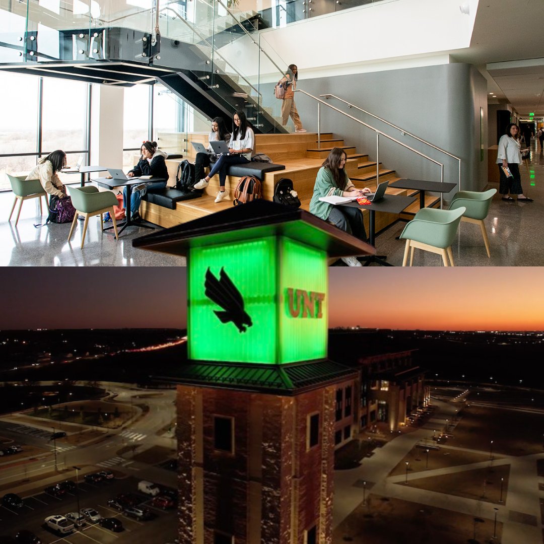 FRISCO FRIDAY 🤩💚
UNT at Frisco Offers state-of-the-art, student-focused building, featuring collaborative classrooms and working spaces, The Spark Market Space, a café, walking trails and an outdoor amphitheater.

#gmg #friscofriday #itsfriday #untatfrisco