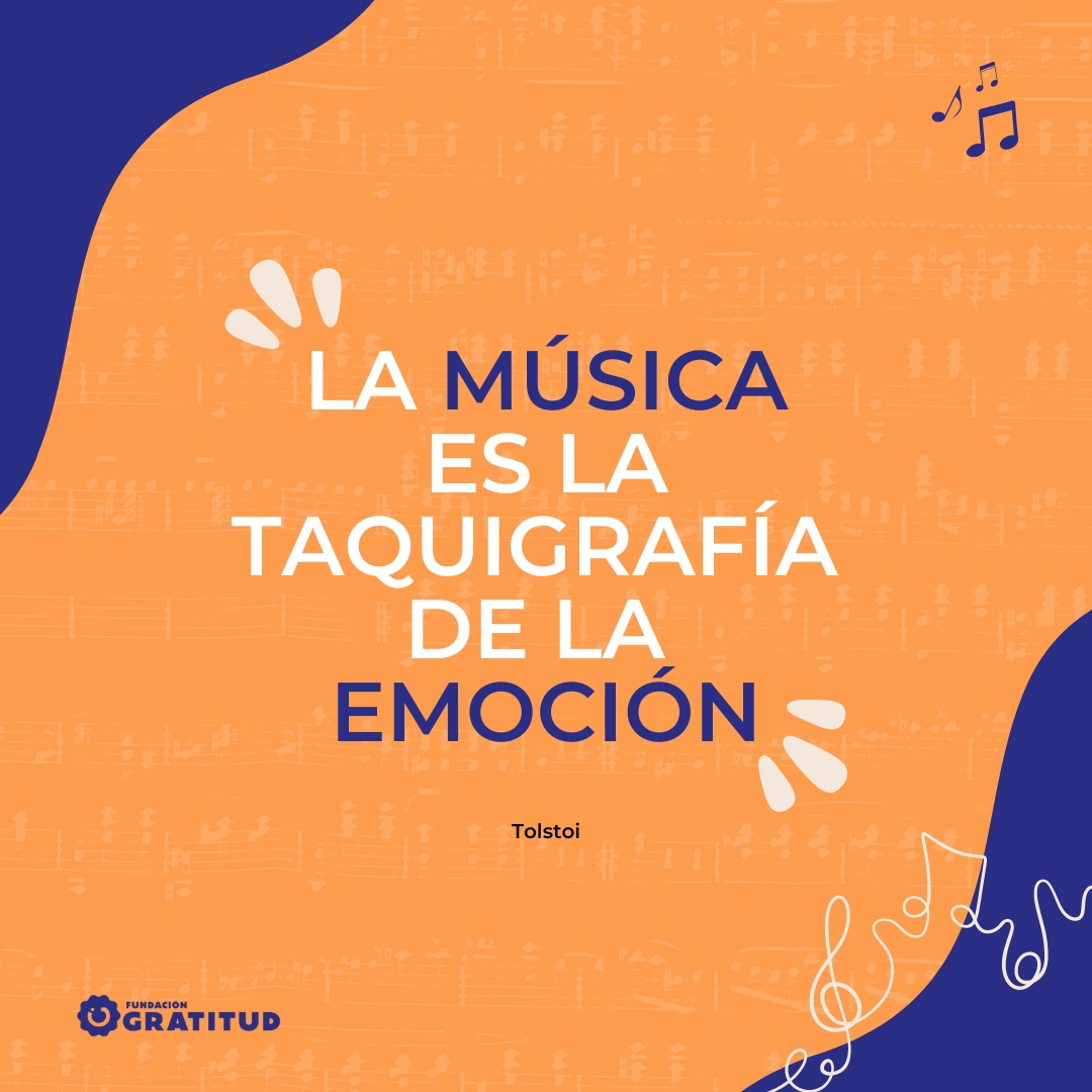 fundgratitud's tweet photo. "La #música es la taquigrafía de la emoción" 🎵frase de Tolstoi fue un novelista ruso, considerado uno de los escritores más importantes de la literatura mundial.🔶
.
.
.
#DatoGratitud #Gratitud2024 #música https://t.co/pQ9LHCoOfP