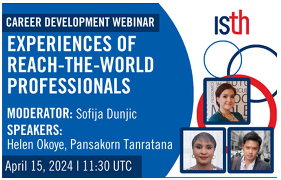 Thomas Reiser (@tomreiser) on Twitter photo Don't miss the next <a href="/isth/">ISTH</a> Career Development webinar on April 15. Designed to in the careers of profs at all career levels <a href="/PTanratana/">Pansakorn Tanratana</a> & Helen Okoye speak w/ <a href="/SofijaDM/">Sofija Dunjic Manevski</a> about experiences of Reach-the-World (RTW) profs working in #thrombosis & #hemostasis. bit.ly/3wAecbP Don't miss the next <a href="/isth/">ISTH</a> Career Development webinar on April 15. Designed to in the careers of profs at all career levels <a href="/PTanratana/">Pansakorn Tanratana</a> & Helen Okoye speak w/ <a href="/SofijaDM/">Sofija Dunjic Manevski</a> about experiences of Reach-the-World (RTW) profs working in #thrombosis & #hemostasis. bit.ly/3wAecbP