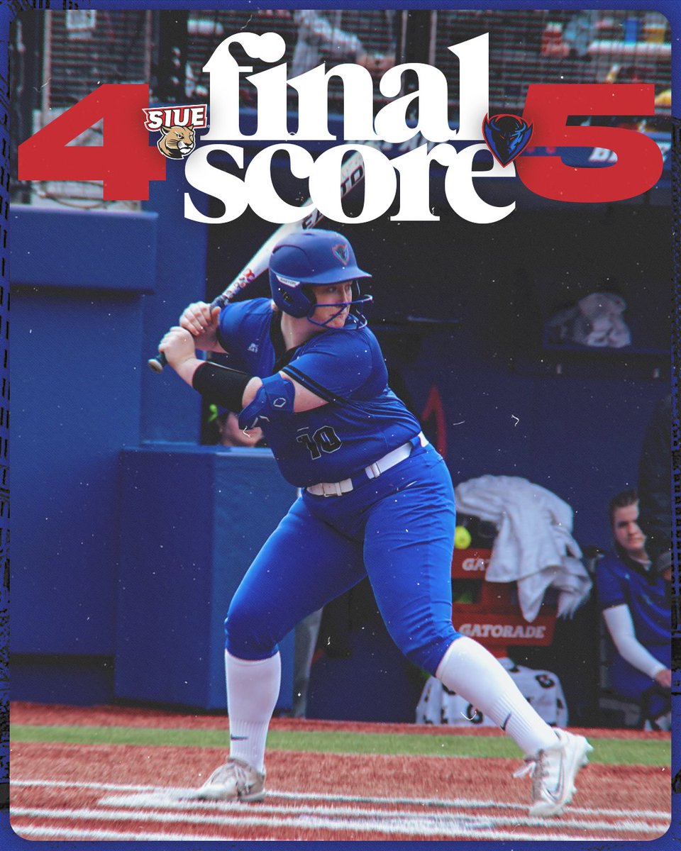 DEPAUL WINS! The Blue Demons score four in the top of the seventh to earn their first win of the season. #BlueGrit 🔵😈