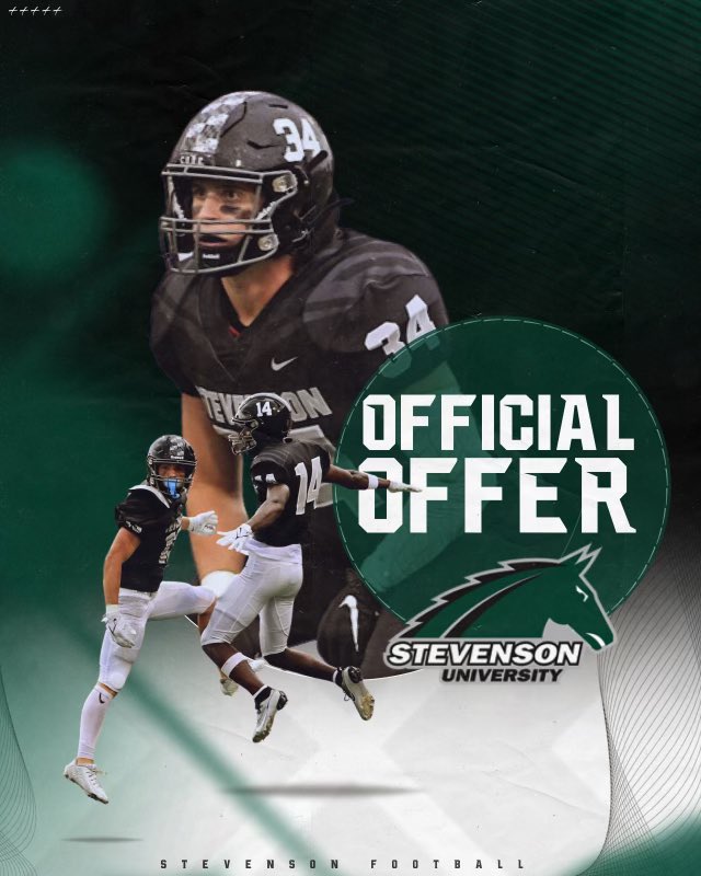 Blessed to receive an offer from Stevenson University‼️#FTR