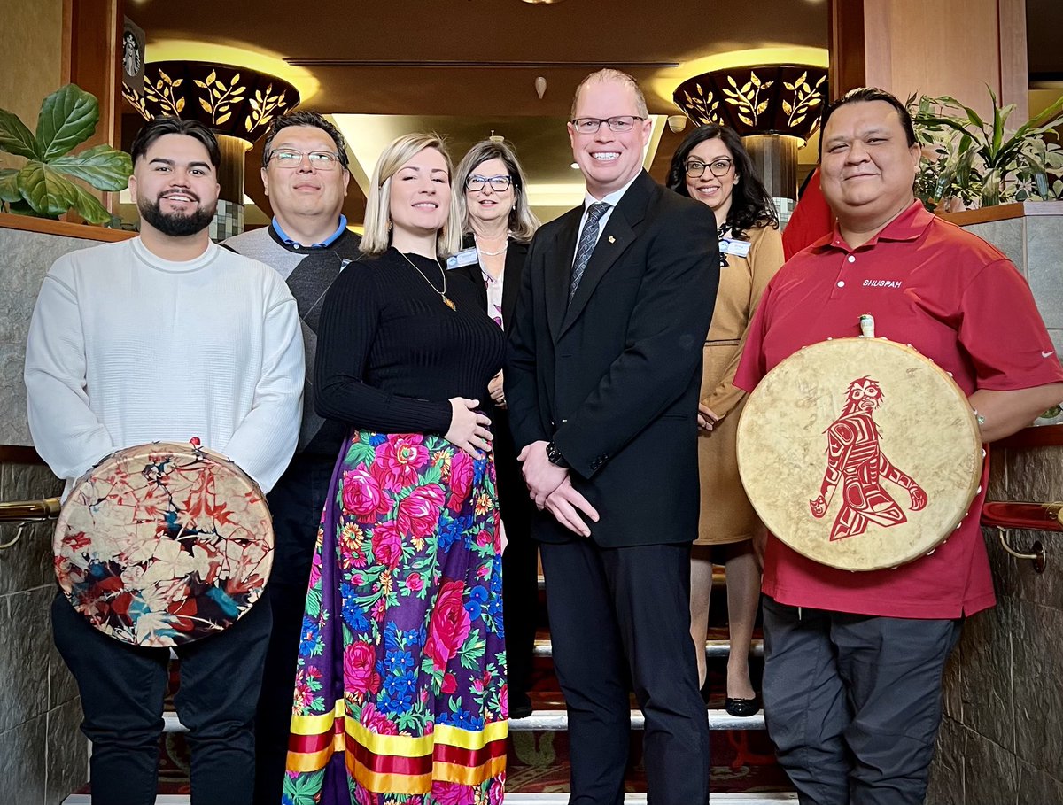 It is an honour to represent ⁦<a href="/CSHP_SCPH/">CSHP/SCPRS</a>⁩ National at CSHP Harrison Management Seminar with an impactful opening session with ⁦@IndigenousPharm⁩ executive ⁦<a href="/Amy_HealCanada/">Amy Lamb</a>⁩ discussing Truth and Reconciliation in Hospital Pharmacy. ⁦⁦⁦<a href="/VanIslandHealth/">Island Health</a>⁩