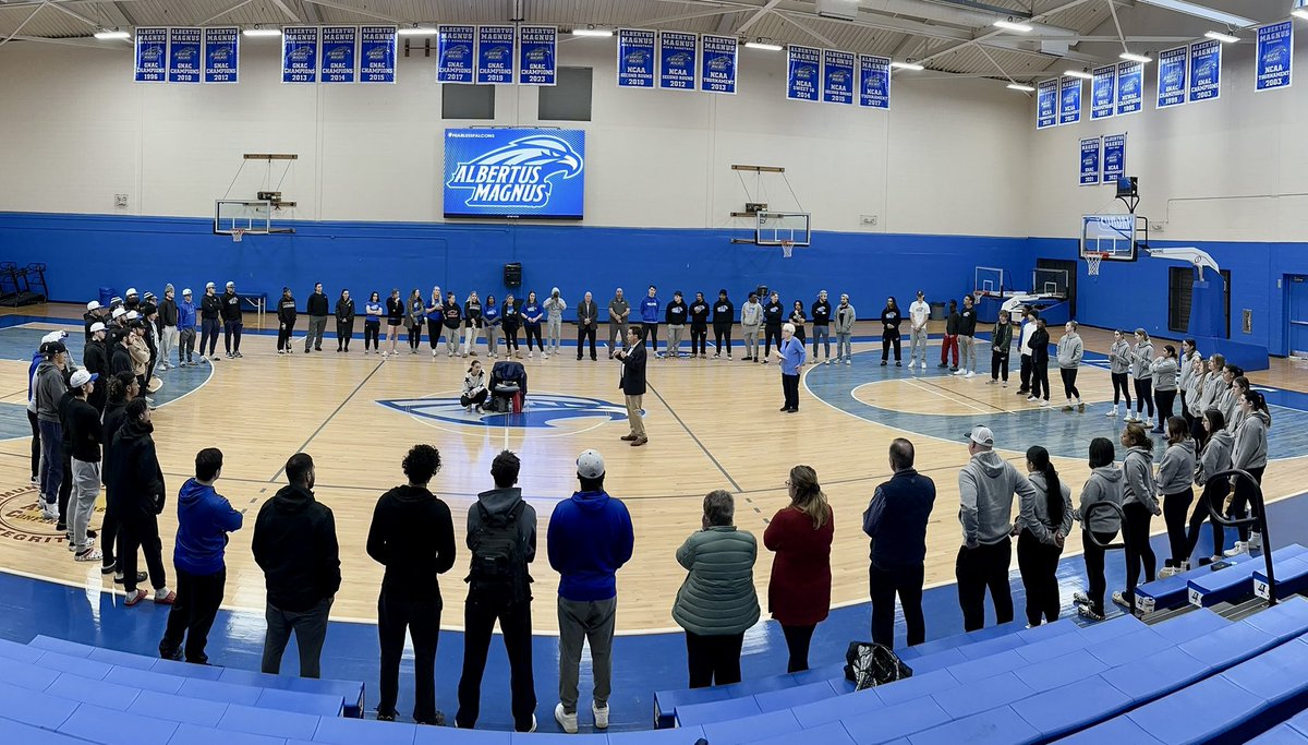 AlbertusPres's tweet image. Among the many reasons being a President for a Catholic, Dominican college is meaningfully different… annual “Blessing of the Spring Sports” teams today. #ValuesBasedEducation #DominicanCharism @ncaadiii @amcathletics @thegnac