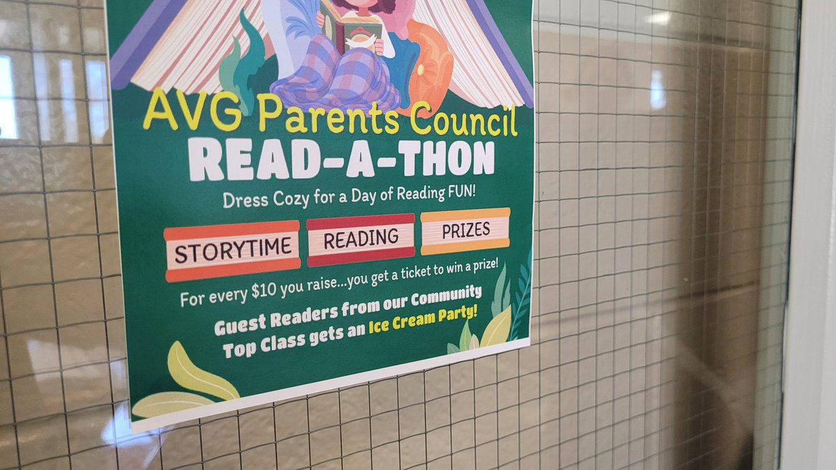 Cheers to the <a href="/AVG_Griffins/">A.V. Graham</a> and their parent council for putting on a wonderful Read-A-Thon event! The Grade 2 students I met today were SUPER engaged — and hey, I was also able to reconnect with an old friend: <a href="/JimCrichtonCTV/">Jim Crichton</a>.
