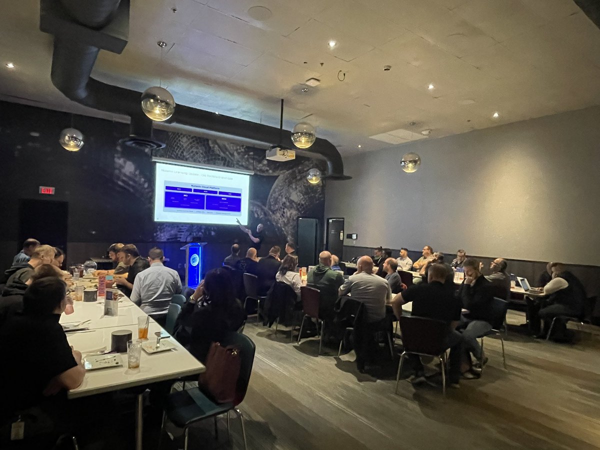 First <a href="/omahanug/">Omaha NUG</a> meeting of 2024 kicked off! Great turnout today. Thanks <a href="/HYCUInc/">HYCU, Inc.</a> for sponsoring. #Nutanix