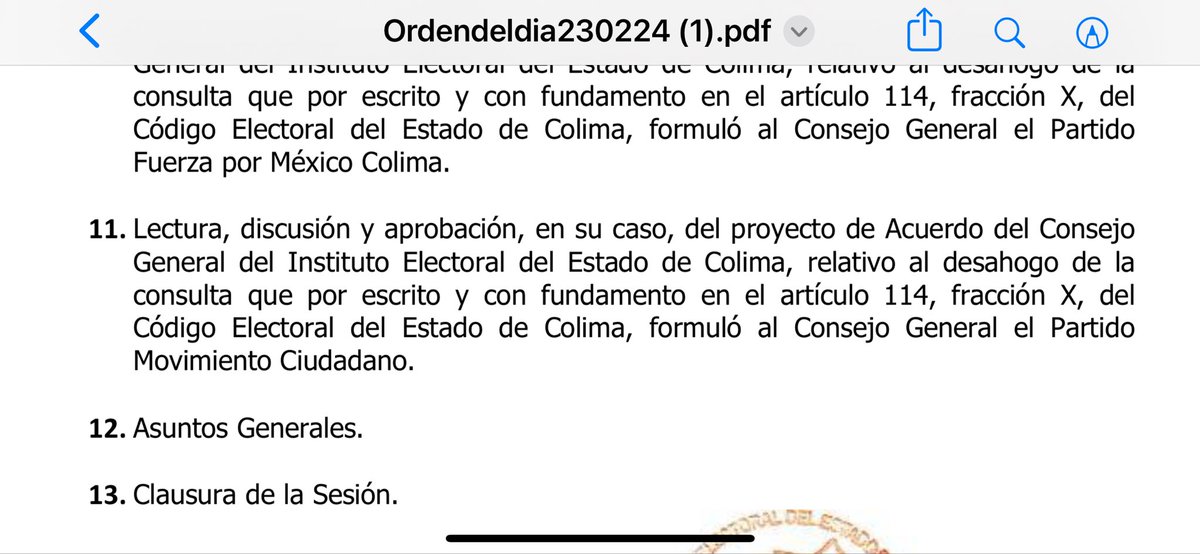 Hoy por la tarde definirá @IEECOLIMA si puede #MargaritaMoreno participar por la reelección de la alcaldía de #Colima por #MC