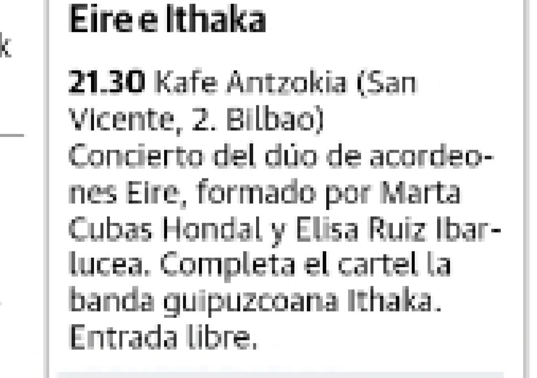 Hemendik aurrea ez deitu Eirema ta Eiresa deitu Marta Cubas Hondas ta Elisa Ruiz Ibarlucea🥰