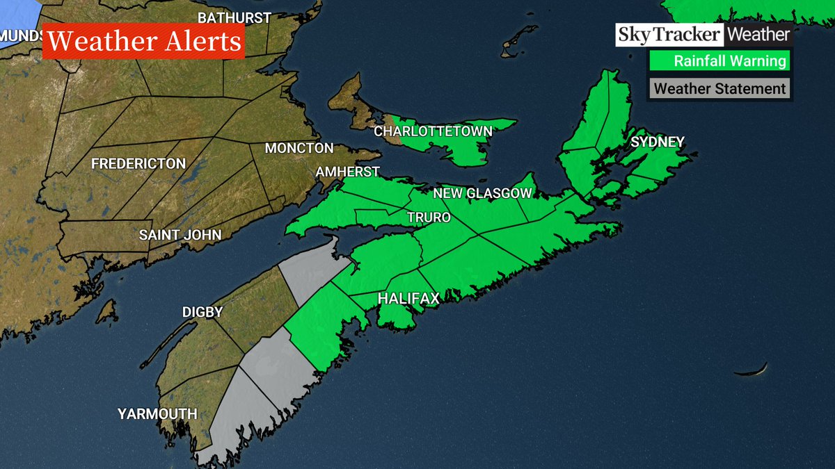 AnthonyFarnell's tweet image. Heavy rain will mostly be absorbed by the huge snowpack in Nova Scotia but some localized flooding is possible. Also today might be a good day to clear off your roof (if easily/safely accessible) because all that rain will add significant stress. #nsstorm