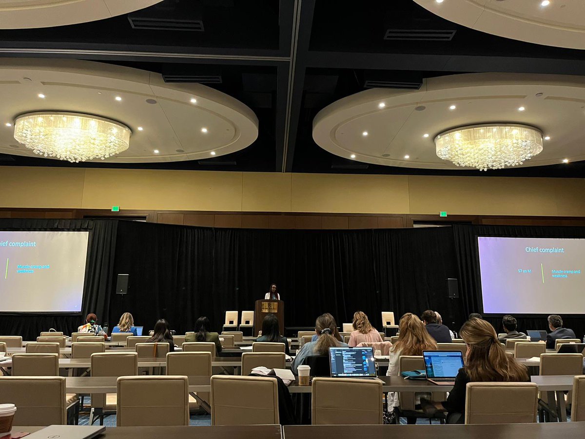 Good to be out and presenting again 🙏
# CK2024 #Neurology