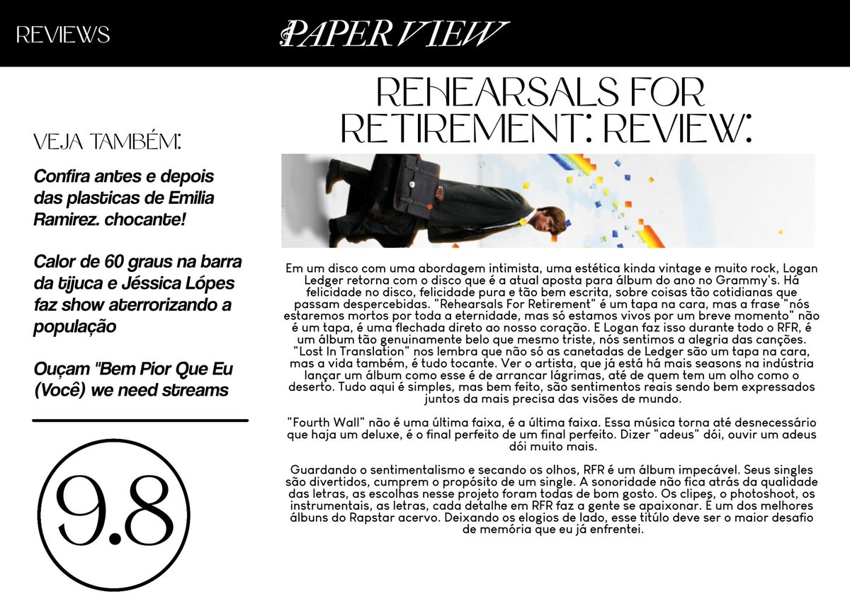 HOT VIEW: RFR the album you already know