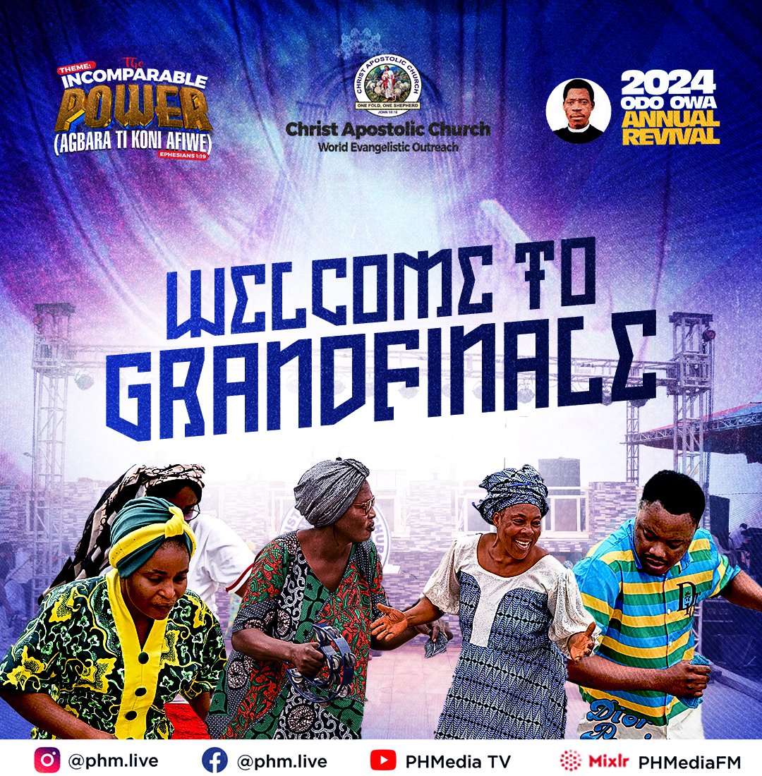 prophethezekiah's tweet photo. IT'S THE GRAND FINALE!!!
There will be an Incomparable Power Explosion tonight!
The Cloud has gathered!
Are you ready?
The Incomparable Power is Real!
#OdoOwa
#annualrevival
#TheIncomparablePower
#officialprophethezekiah
#PHMedia https://t.co/mkgTdMYcXP