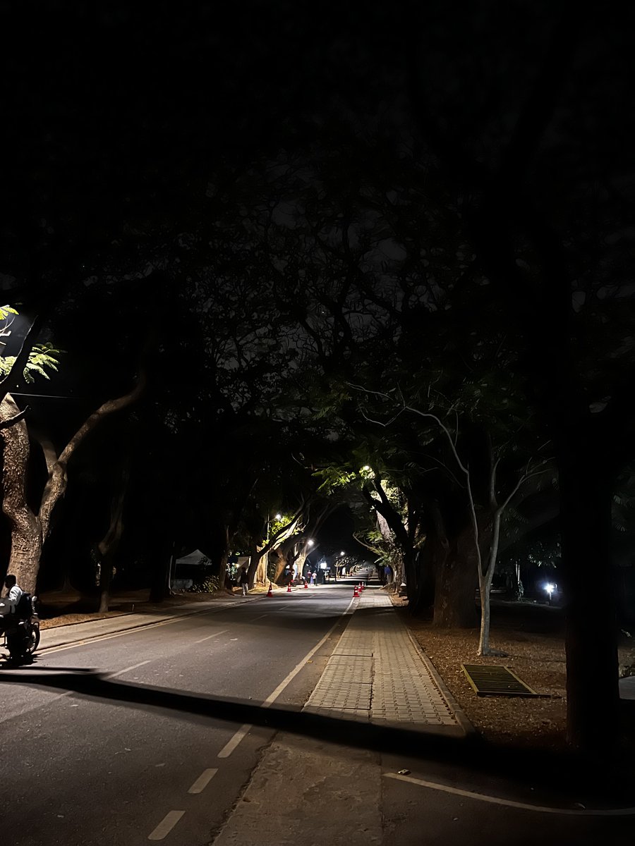 nundbon's tweet image. Night walk. 
#iisc