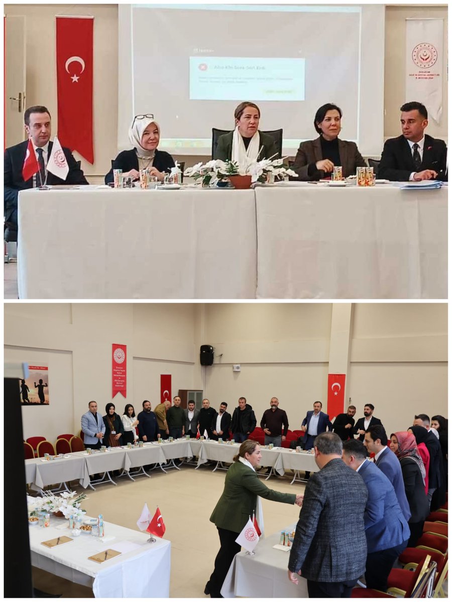 SayimMadak's tweet photo. 📌Erzurum

Bakanımız Sayın @MahinurOzdemir'in talimatları doğrultusunda, özel gereksinimli bireylerimize daha kaliteli hizmetler sunmak ve gerekli kurumsal dönüşümleri istişare etmek amacıyla Doğu illerinde hizmet veren, Özel Engelli Bakım Merkezlerinin yöneticileriyle Erzurum'da bir araya geldik.

Bakanlık olarak dezavantajlı vatandaşlarımıza yönelik hayata geçirdiğimiz politikalar, yasal değişiklikler, hizmetler ve uygulamalar ekseninde sahadaki paydaşlarımız ile yaptığımız istişarelerde; hizmetlere erişim, hayata geçirilen uygulamaların verimliliği, sektörel bazda karşılaşılan sorunlar ve daha birçok meseleyi masaya yatırıp etraflıca ele aldık.

Hedefimiz: Bu kuruluşlarımızın uluslararası standartlara sahip hizmetler sunmasını sağlamaktır.  Tüm paydaşlarımızla birlikte çalışarak bu dönüşümü başarıyla tamamlayacağımıza inanıyoruz.

Cumhurbaşkanımız Sayın Recep Tayyip Erdoğan'ın Engelsiz "#TürkiyeYüzyılı" vizyonu doğrultusunda Özel Engelli Bakım Merkezlerimizin kurumsal kapasitelerinin arttırılmasına ve nitelikli dönüşümüne katkı sağlamak adına sahada önemli çalışmalara imza atan tüm kurum ve kuruluşlarımız ile fedakar çalışanlarımıza yürekten teşekkür ediyorum. 

#EngelsizTürkiyeYüzyılı #EngelsizTürkiye #ÖzelEngelliBakımMerkezleri #Dönüşüm #KaliteliHizmet
