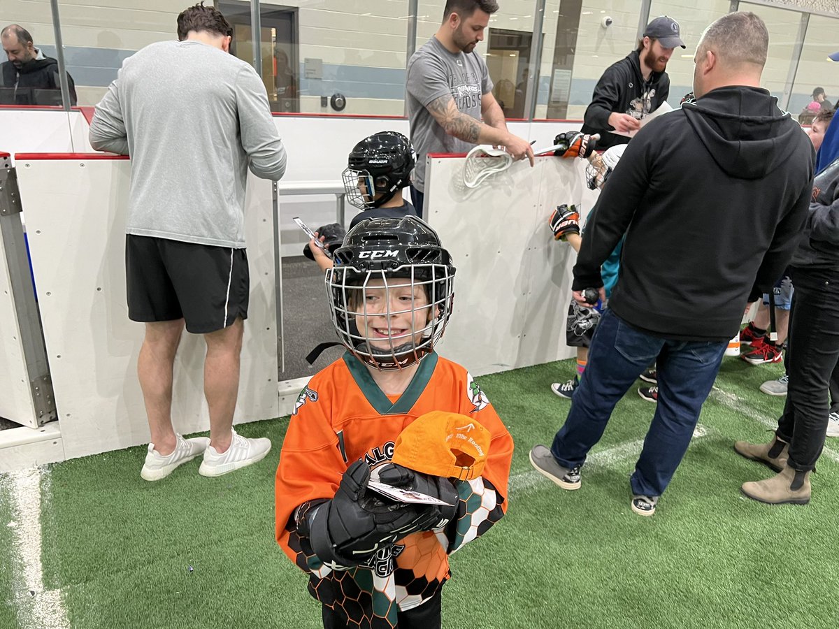 @NLLRoughnecks We love the Roughnecks!!!  My done plays for the Hornets, and we love growing the sport!  We were recently at Superhero night and he got to go to the Roughnecks camp!  #comefortheparty