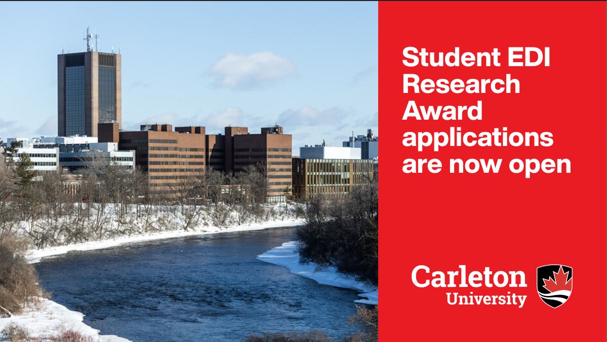 Students from all #Faculties are invited to submit an EDI-related research proposal for the 2024 <a href="/Carleton_U/">Carleton University</a> Student EDI Research Awards. Application materials are due by April 3 at 11:59 p.m. carleton.ca/provost/awards…