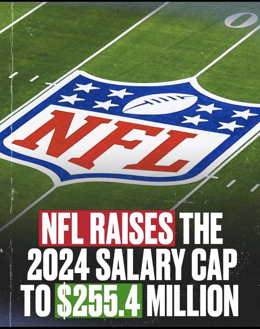How’s everybody feeling about this new salary cap increase? Let’s talk about it guys. Who should teams try to sign now? Also check the link in bio to sign up today for $100 credit to receive our hottest #sportsbettingpicks!! #sportsgambler #NFLDraft2024 #nfl #hotpicks