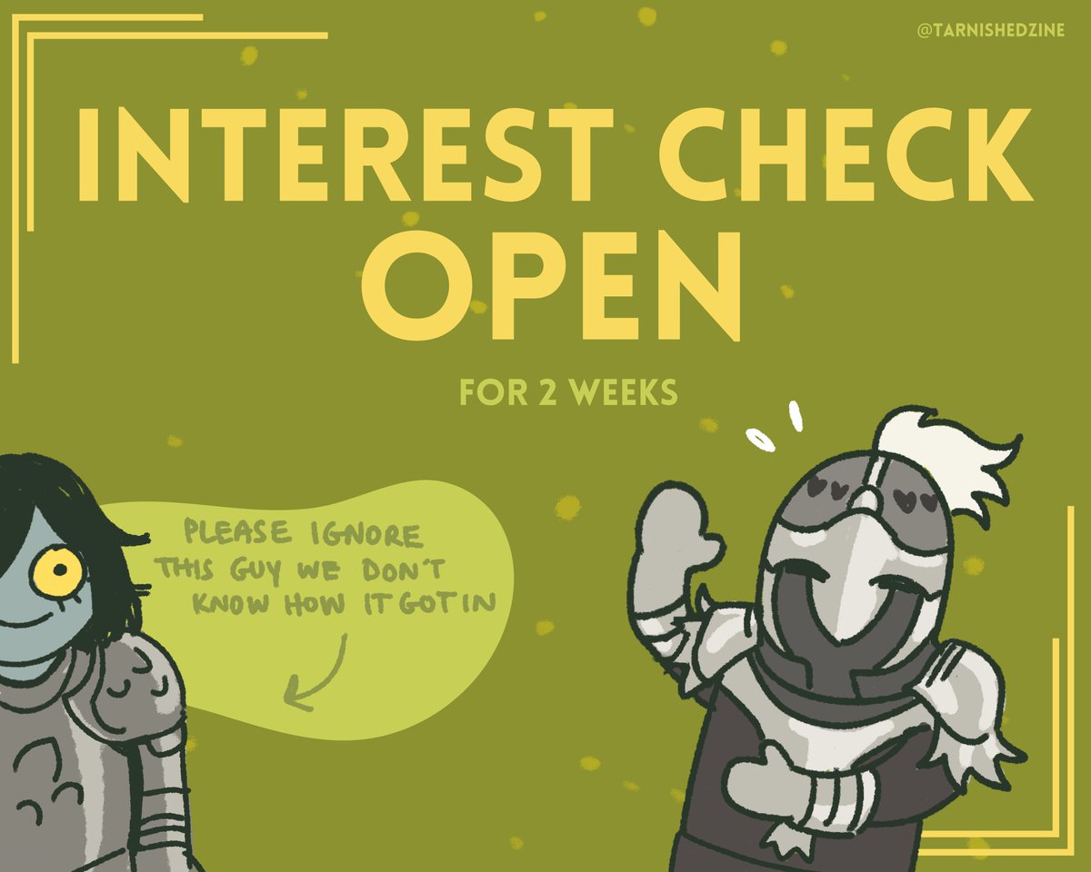 Interest check is now live! It will be up for 2 weeks. forms.gle/ndBdMidwqKSzUv…