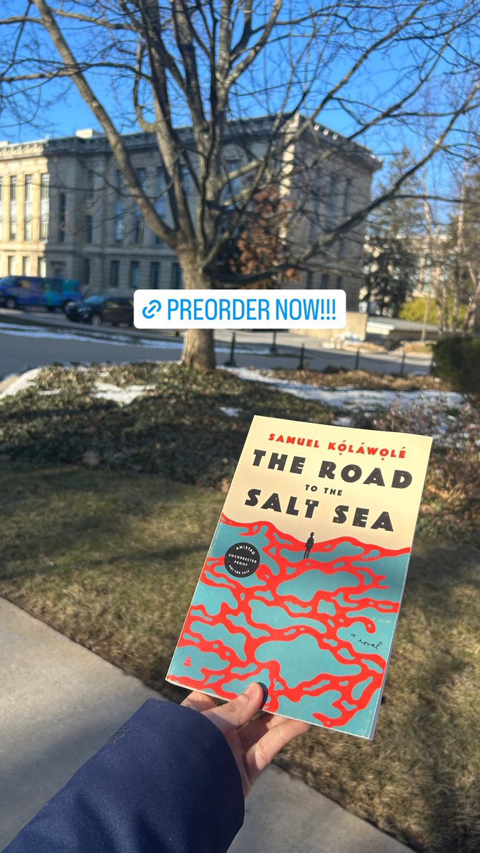 I have a few galley copies of my novel, due out on July 2nd, and they are beautiful. You can preorder, and the finished hardcover copy will be sent to you in the summer.  #theroadtothesaltsea  #samuelkolawole