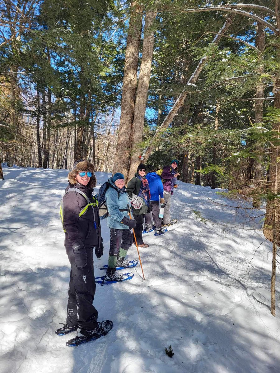 HikeNS's tweet photo. A fantastic turn out for a sunny &amp; snowy guided hike on Fitzpatrick Mountain in Scotsburn!! #HikeNS #WinterGuidedHikes #Snowshoeing #FitzpatrickMountain #Scotsburn

https://t.co/b0forkkGyk https://t.co/L78kItVlJh