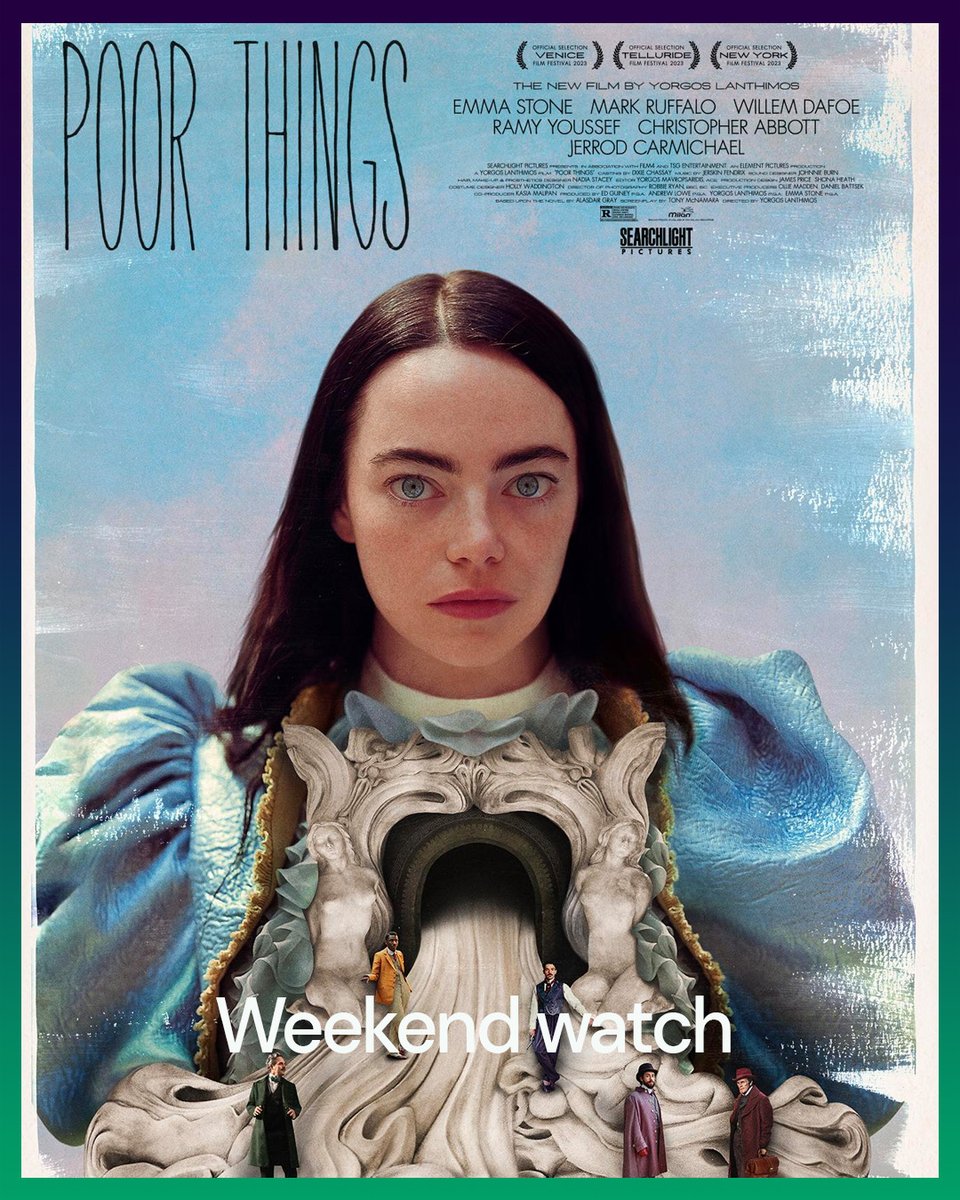 WEEKEND WATCH: Poor Things 
Emma Stone dons an English accent while Willem Dafoe opts for Scottish, "That choice comes from the novel. I think he's written as Scottish, and the writer is Scottish. I think he puts a lot of himself in this character."
#Englishaccent #Scottishaccent