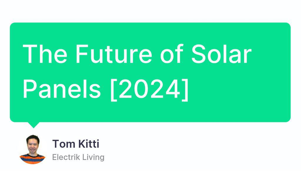 ElectrikLiving's tweet image. Solar power offers enormous potential as a sustainable energy source, with solar technology innovations driving improved efficiency and affordability.

Read more 👉 lttr.ai/APB5u

#SolarEnergyTechnology #SolarPanels #PortableSolarPower